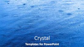  Presentation with abstract blue texture - Slides consisting of conceptual-abstract-background-water-waves background and a  colored foreground