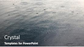  Presentation with abstract blue texture - PPT layouts enhanced with conceptual-abstract-background-water-waves background and a  colored foreground