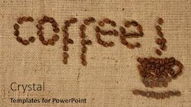  Presentation with artistic - Slide deck having conceptual-artistic-pattern background and a coral colored foreground