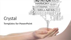  Presentation with black white tree - Audience pleasing slide set consisting of conceptual black text word cloud backdrop and a  colored foreground