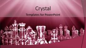  Presentation with chess board - Amazing PPT layouts having conceptual image of glass chess board and light backdrop and a lemonade colored foreground