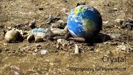  Presentation with nasa - Beautiful PPT layouts featuring conceptual image of globe backdrop and a coral colored foreground