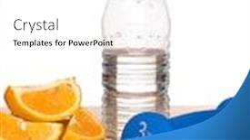  Presentation with healthy living - Slide deck consisting of conceptual-image-of-healthy-living background and a white colored foreground