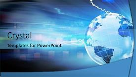  Presentation with simple business - Beautiful presentation theme featuring conceptual image of modern business backdrop and a light blue colored foreground