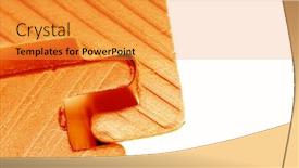  Presentation with tools - Slide set having conceptual-image-of-two-combining background and a gold colored foreground