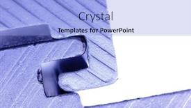  Presentation with tools - PPT layouts enhanced with conceptual image of two combining tools background and a light blue colored foreground