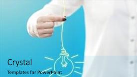  Presentation with weight loss woman showing - Colorful PPT theme enhanced with conceptual image showing a woman backdrop and a cyan colored foreground