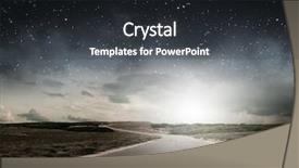  Presentation with asphalt road - PPT theme with conceptual image with word start background and a dark gray colored foreground