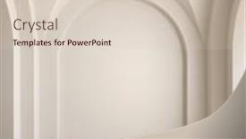  Presentation with interior - Slide deck consisting of conceptual-interior-empty-room background and a  colored foreground