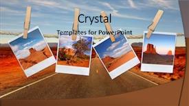  Presentation with wedding montage - Beautiful presentation theme featuring conceptual montage representing vacation travel backdrop and a light blue colored foreground