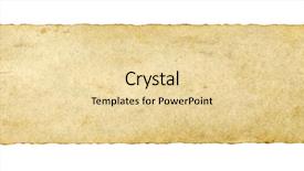  Presentation with aged paper - Amazing theme having conceptual old retro aged paper backdrop and a blonde colored foreground