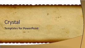  Presentation with vintage letter - Beautiful slides featuring conceptual old retro aged paper backdrop and a yellow colored foreground