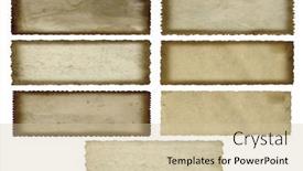  Presentation with old white antique frame - 