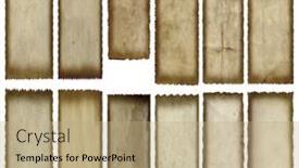  Presentation with old white antique frame - 