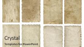  Presentation with manuscript - Beautiful slides featuring conceptual old vintage paper backdrop and a soft green colored foreground