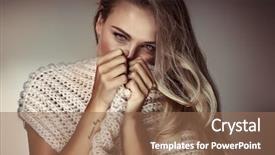  Presentation with sexy - Presentation enhanced with conceptual photo of a keep background and a  colored foreground