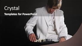  Presentation with decision - PPT layouts with conceptual picture about momentous decision background and a black colored foreground