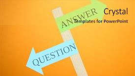  Presentation with road signs - Slide set featuring conceptual road signs on choice background and a  colored foreground