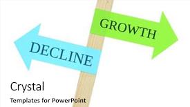  Presentation with road signs - PPT theme featuring conceptual road signs on choice background and a  colored foreground