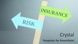  Presentation with road signs - Slide set with conceptual road signs on choice background and a  colored foreground