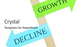  Presentation with road signs - Presentation design featuring conceptual road signs on choice background and a  colored foreground