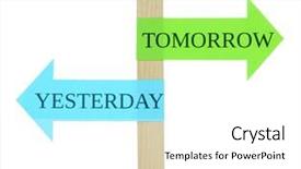  Presentation with road signs - Cool new slide set with conceptual road signs on choice backdrop and a white colored foreground