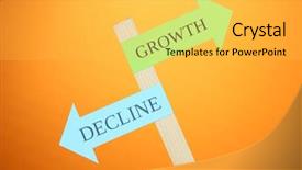  Presentation with road signs - Slide deck featuring crazy scientist repairing something with background and a light gray colored foreground.