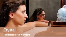  Presentation with domestic abuse - Colorful slide deck enhanced with conceptual shoot of domestic abuse backdrop and a  colored foreground