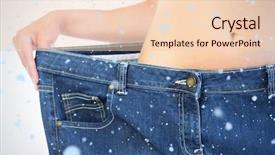  Presentation with trousers - Colorful PPT theme enhanced with concern figure - extreme close up of confident backdrop and a  colored foreground