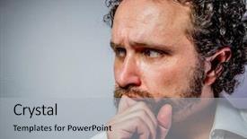  Presentation with future navy ship - Presentation consisting of concern for the future man background and a light gray colored foreground