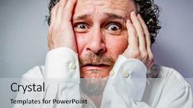  Presentation with future navy ship - Colorful presentation enhanced with concern for the future man backdrop and a  colored foreground