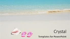  Presentation with bahamas - Beautiful theme featuring conch on the beach exuma backdrop and a  colored foreground