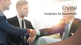  Presentation with hand world hands of jesus - Slide deck with partners concluding deal and shaking background and a cream colored foreground