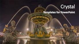  Presentation with paris france war - Presentation enhanced with concorde at night paris france background and a dark gray colored foreground