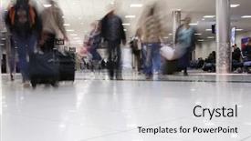  Presentation with movement - Slide deck consisting of concourse - airport people movement theme background and a light gray colored foreground