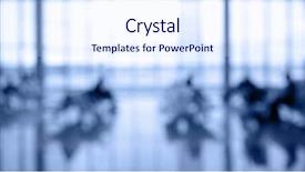  Presentation with airport lounge - PPT theme enhanced with concourse - passengers in the airport lounge background and a sky blue colored foreground