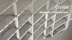  Presentation with concrete construction - Audience pleasing theme consisting of concrete building construction may use backdrop and a gray colored foreground