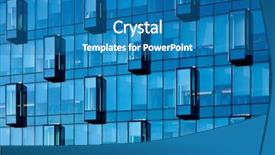  Presentation with crop - Colorful slides enhanced with concrete cube - view to crop of wall backdrop and a  colored foreground