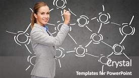  Presentation with new office - Presentation design with concrete lab - office business education science background and a gray colored foreground