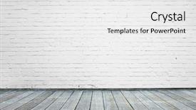  Presentation with white brick wall - Cool new presentation with concrete masonry - interior room with white brick backdrop and a white colored foreground