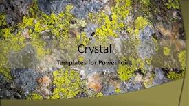  Presentation with paint - PPT layouts having concrete mould - old stone background with yellow background and a coral colored foreground