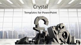  Presentation with concrete - Cool new PPT layouts with concrete stone with money pound backdrop and a  colored foreground