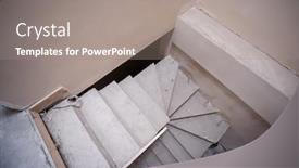  Presentation with concrete construction - Amazing presentation design having concrete-structure-staircase-new-house backdrop and a gray colored foreground