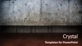  Presentation with concrete - Presentation design consisting of concrete wall and reddish rust background and a wine colored foreground