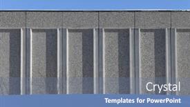  Presentation with architectural - Slides featuring concrete-wall-in-the-outdoors background and a ocean colored foreground