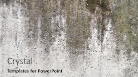  Presentation with concrete - Presentation theme consisting of concrete-wall-texture-with-rusty background and a light gray colored foreground