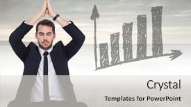  Presentation with concrete - Presentation theme featuring concrete with grey graph doodle background and a lemonade colored foreground