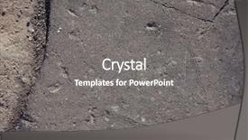  Presentation with concrete pouring during commercial concreting - Slide deck consisting of concrette - concrete ground background texture background and a  colored foreground