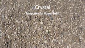  Presentation with concrete - PPT theme featuring concrette - grey concrete texture useful background and a  colored foreground