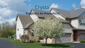  Presentation with spring tree - Cool new slides with condo-crabapple-tree-in-full backdrop and a light blue colored foreground